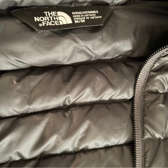 The North Face Mens Nylon Stretch Quilted Jacket Black M - Picture 7 of 12